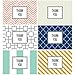 60 Postcards - Modern Thank You - 6 Different Patterns and Colors