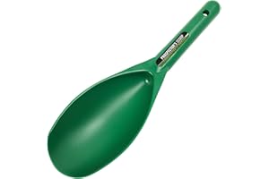 ASR Outdoor 12.5 Inch Prospecting Large Sand Scoop Plastic Trowel for Metal Detector Gold Panning, Green