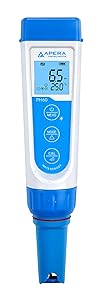 Apera Instruments AI311 Premium Series PH60 Waterproof pH Pocket Tester Kit, Replaceable Probe, ±0.01 pH Accuracy
