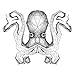 Tattify Octopus Temporary Tattoo - Release the Kraken (Set of 2) - Other Styles Available and Fashionable Temporary Tattoos - Tattoos that are long lasting and Waterproof