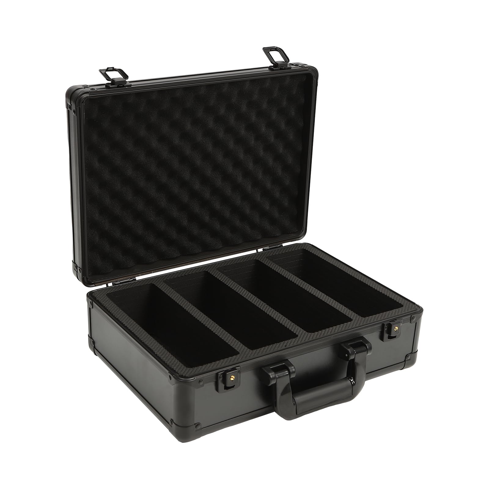 Photo 1 of 100 PCS Coin Capsules with Foam Gasket Coin Storage Case with Lock Storage Organizer Box for Coins Collection Supplies (Black/Style 3)