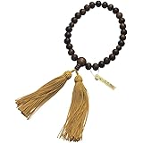 素引27玉 片手念珠 正絹頭房