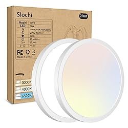 2PACK LED Flush Mount Ceiling Light, Dimmable