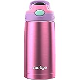 Contigo Autospout Water Bottle with Straw 13 oz Azalea/Pansy