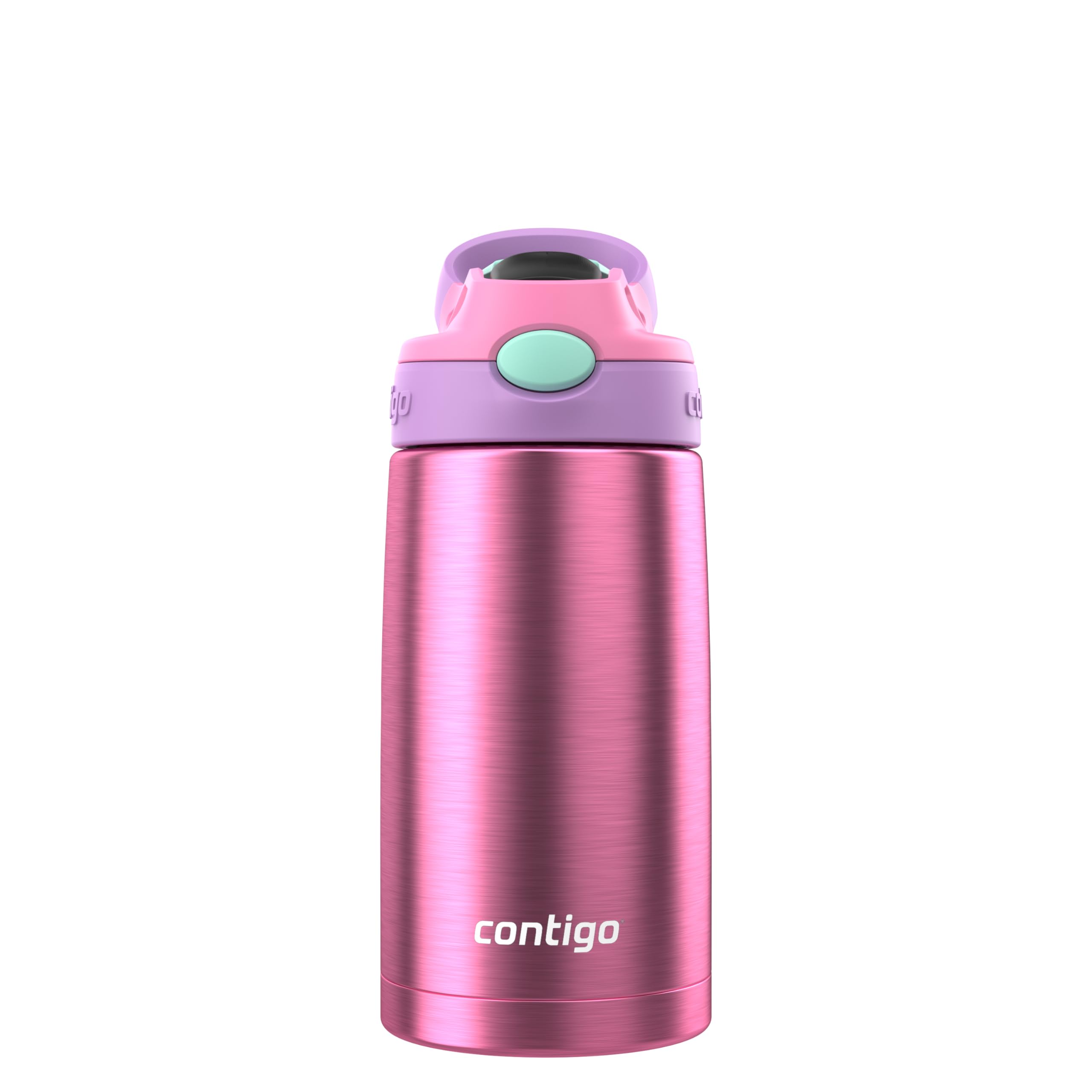 Photo 1 of Contigo Autospout Water Bottle with Straw 13 oz Azalea/Pansy