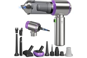 Car Vacuum Cleaner Portable Cordless, 22000PA High Power Handheld Vacuum with Brushless Motor,11 in 1 Mini Hand Held Vacuum C