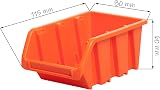 Prosperplast Louvre Panel 90 Storage Bins XS S Garage Workshop Wall Mounted view 4