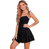 HOWOEJUD Women's Backless Mini Dress Summer Model-Ready Dress Homecoming Dress 2025