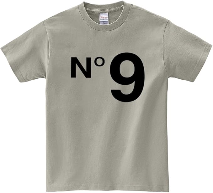Amazon ノーブランド品 No 9ロゴ シルバーグレー Xlサイズメンズ半袖tシャツ Tシャツ カットソー 通販