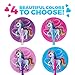 M & M Products Online Unicorn Party Supplies: 24 Folding Unicorn Paper Fans - Variety of Colors & Designs - Perfect for Any Unicorn Birthday Party Décor & Party Favors - Lifetime Replacement