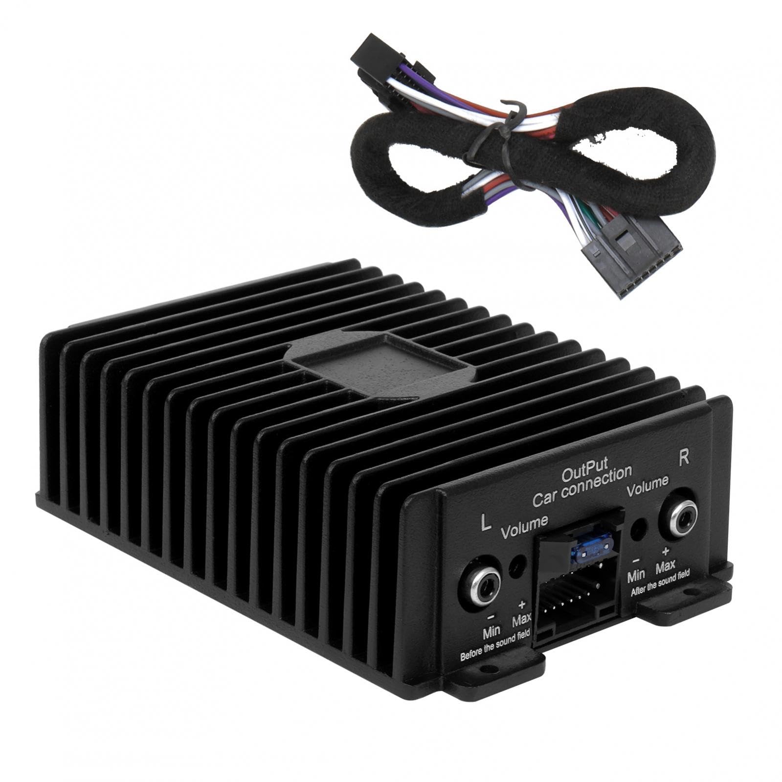 Photo 1 of DriSentri 4-Channel Full-Range Amplifier, 80Wx4 Audio Modification Power Amplifier Digital Sound Processor Class A/B for Android Car PlayerX