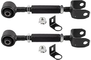 TRQ Rear Upper Control Arm Set Driver & Passenger Side Upper Compatible with 2007-2016 Honda CR-V