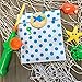 Dr. Seuss Themed Paper Favor Sacks - Red Blue White - Chevron Polka Dot Favor Bags - 5.5 x 7.5 Inches - 48 Pack