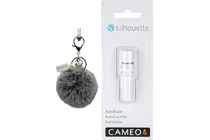 WESTLAKE ART Autoblade, Automatic Blade Adjustment for Precise Cutting, Compatible with Cameo 4, & Versatile for Multiple Materials, Bundled with Pompom Balls Fluffy Keychain [Pack of 1