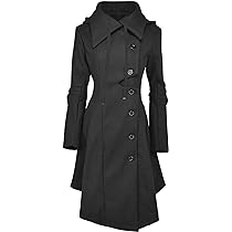 Amazon.com: QZUnique Long Trench Pea Coat for Women - Wool Winter