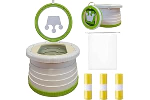 SunnySmile Portable Toilet for Kids,Portable Potty Seat for Toddler Travel,travel potty with Travel Bag, Applicable to Camping, Indoor/Outdoor Use, includes 75 Replacement Bags