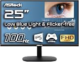 ASRock CL25FF 24.5 inch IPS Monitor 100Hz Light Gaming Home Office Low Blue view 1