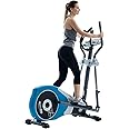 GOELLIPTICAL V-450T Standard Stride 17” Programmable Elliptical Exercise Cross Trainer with Adjustable Arms and Pedals and HRC Control for Cardio Fitness Strength Conditioning Workout at Home or Gym