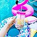 Fun Mason Jar Plastic Cups: Large Break Resistant, BPA Free To-Go Mug with Lid and Handle - Perfect as Party Cups, Kids Travel Cups, Wedding Party Cups (Life is Sweet, Single)