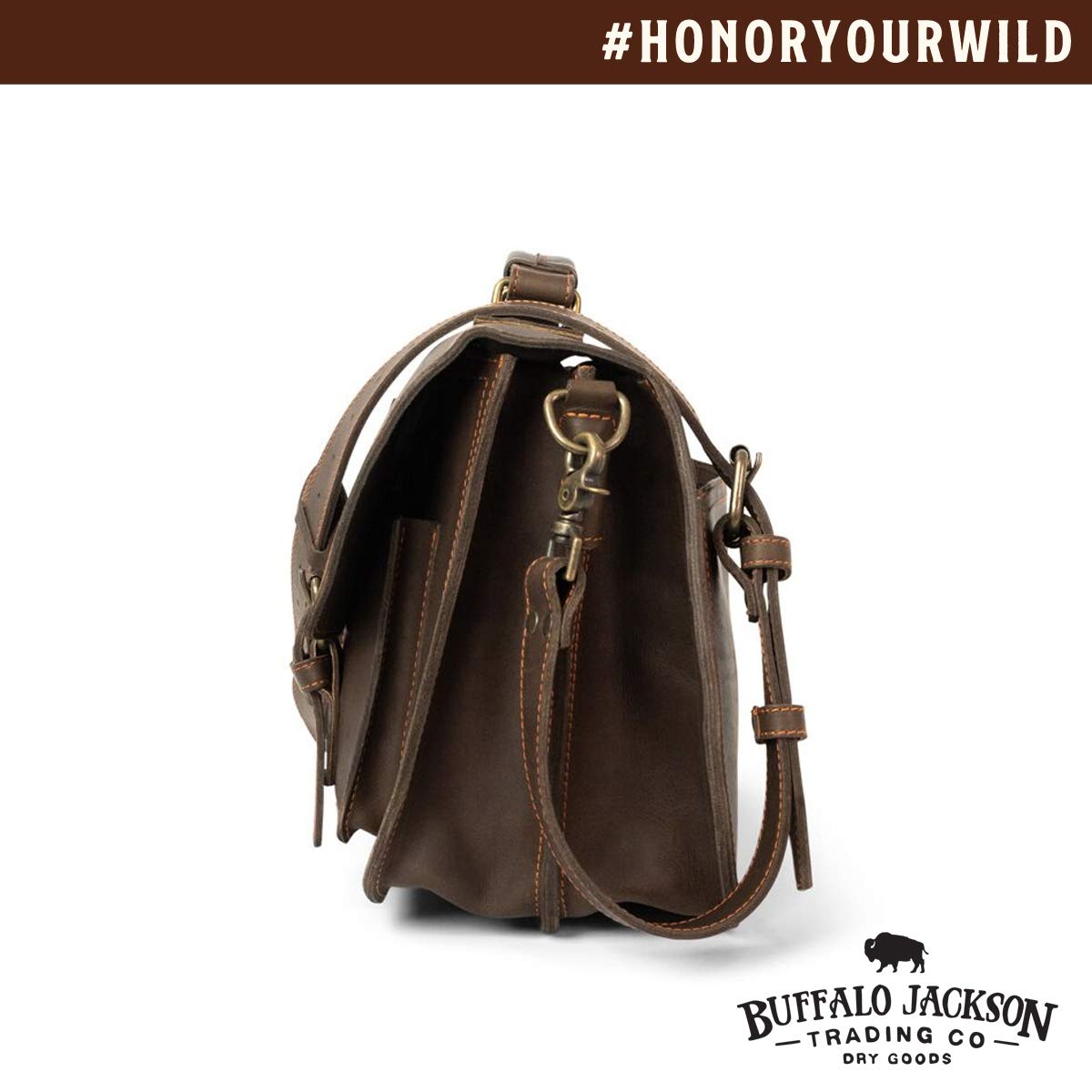 buffalo jackson denver leather briefcase