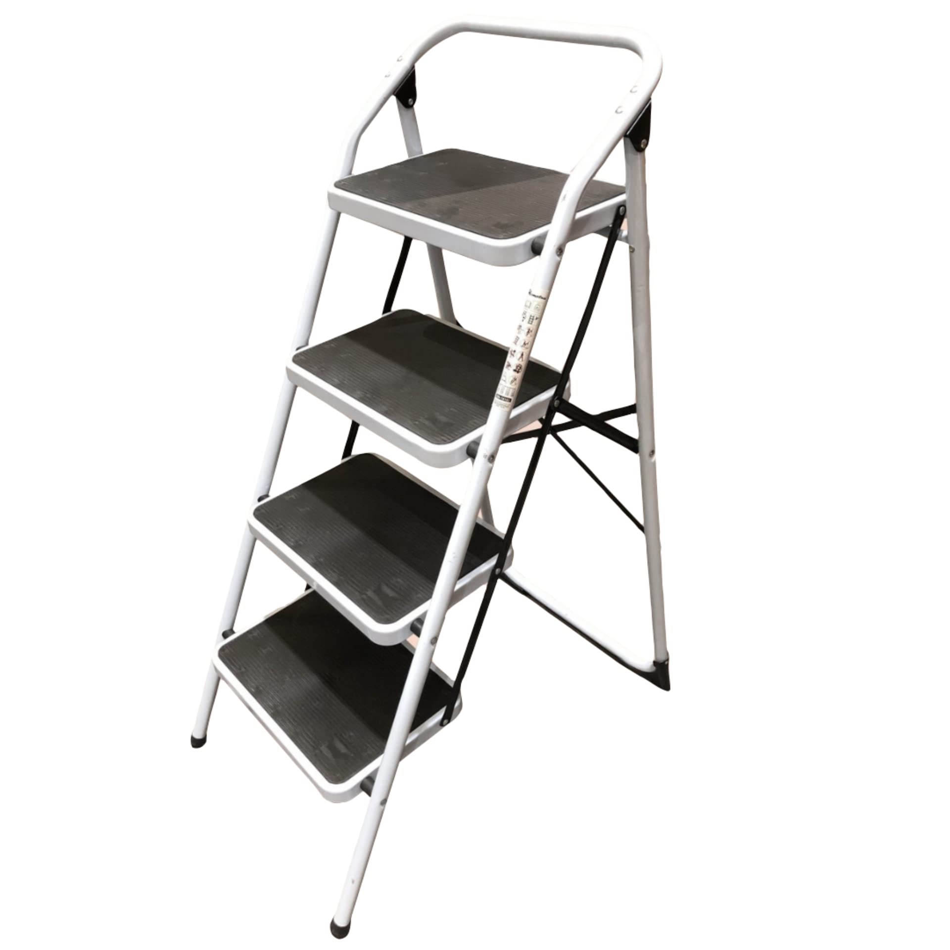 Homelux 411756 Stool Steel 4 Runners, Foldable