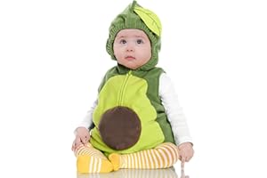 Bonangber Baby Halloween Costumes Animal or Fruit Costume Zipper Hooded Sleeveless Romper & Stockings Infant Cosplay Outfit