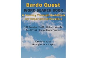 Bardo Quest Word Search Book: A Journey Through Buddhism For Experienced Puzzlers