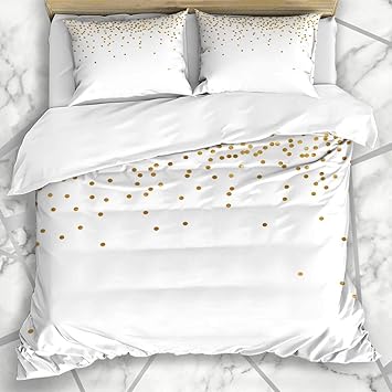 LIS HOME Conjuntos de Funda nórdica Papel de Lunares Fiesta de Lunares