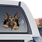 Vinyl Dog Stickers - Car Decals for Women & Dog Lovers (German Shepherd)