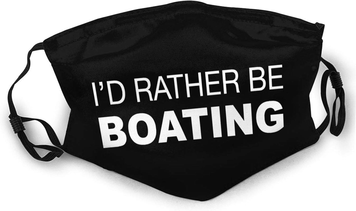 I'd Rather Be Boating Face Mask DoubleSided Printed Dust Mask Scarf