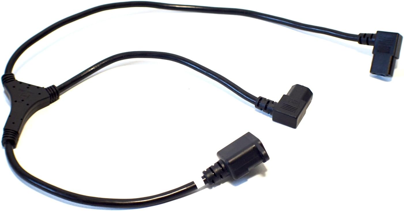 YSplitter Monitor Power Splitter Socket/Plug Extension