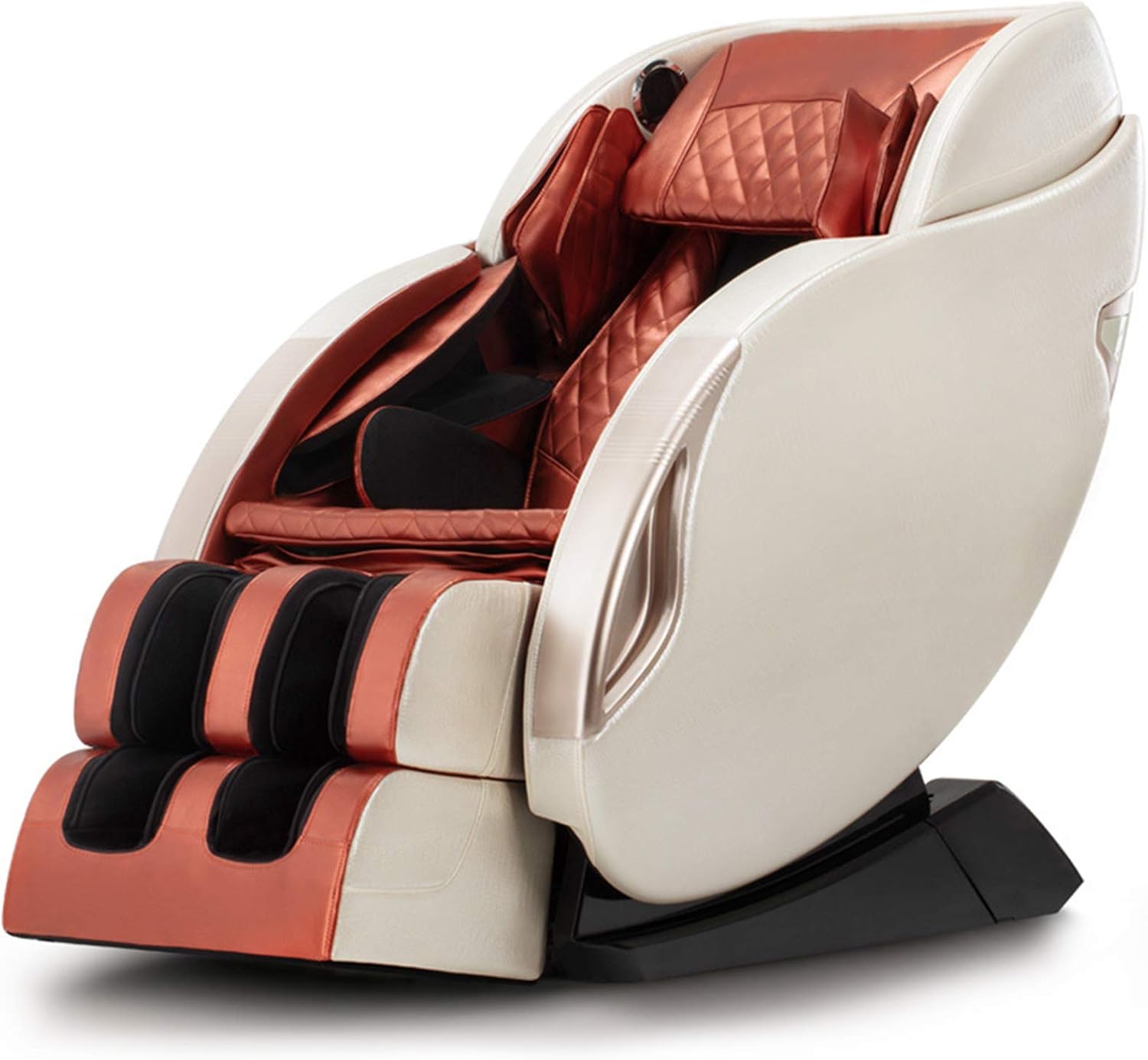 Amazon Co Jp Slトラックゼロ重力マッサージチェア 高級電気ボディマッサージの全身足シジャーツシュアーツマッサージチェアの熱と自動車スキャン機能 オレンジ色 ホーム キッチン