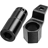 BETOOLL 19 mm Harmonic Balancer Socket &amp; 50mm Crankshaft Crank Pulley Wrench Holder Tool Removal Holding Spanner kit Compatible with Honda and Acura Engines