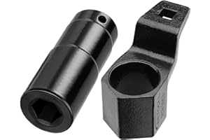 BETOOLL 19 mm Harmonic Balancer Socket & 50mm Crankshaft Crank Pulley Wrench Holder Tool Removal Holding Spanner kit Compatible with Honda and Acura Engines