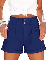 Hilltichu Womens Relaxed Fit Casual High Waist