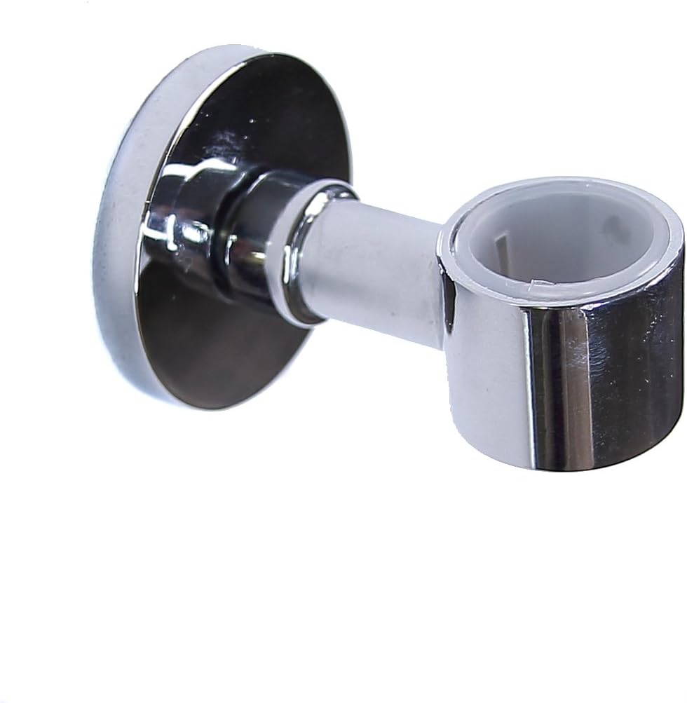 Wall Bracket for Shower Fitting Wall Bar Brass (WHFS02), Chrome - Image 3