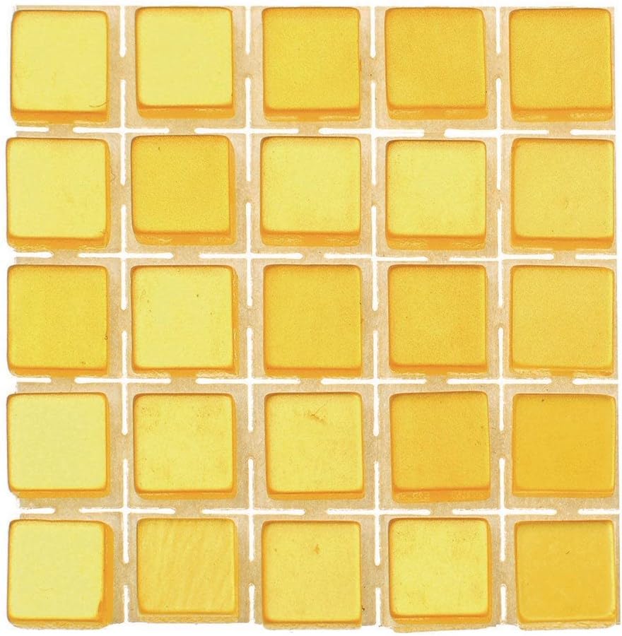 Glorex Mosaic, Plastic, yellow, 15 x 5.6 x 0.3 cm