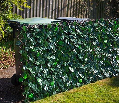 Expanding Trellis With Interwoven Faux Ivy Amazon Co Uk Garden Outdoors