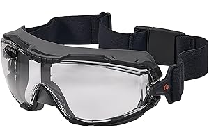 Ergodyne Skullerz Arkyn Protective Dust Safety Goggle, Non-Vented, Anti Fog, Scratch Resistant​, Adjustable Elastic Strap