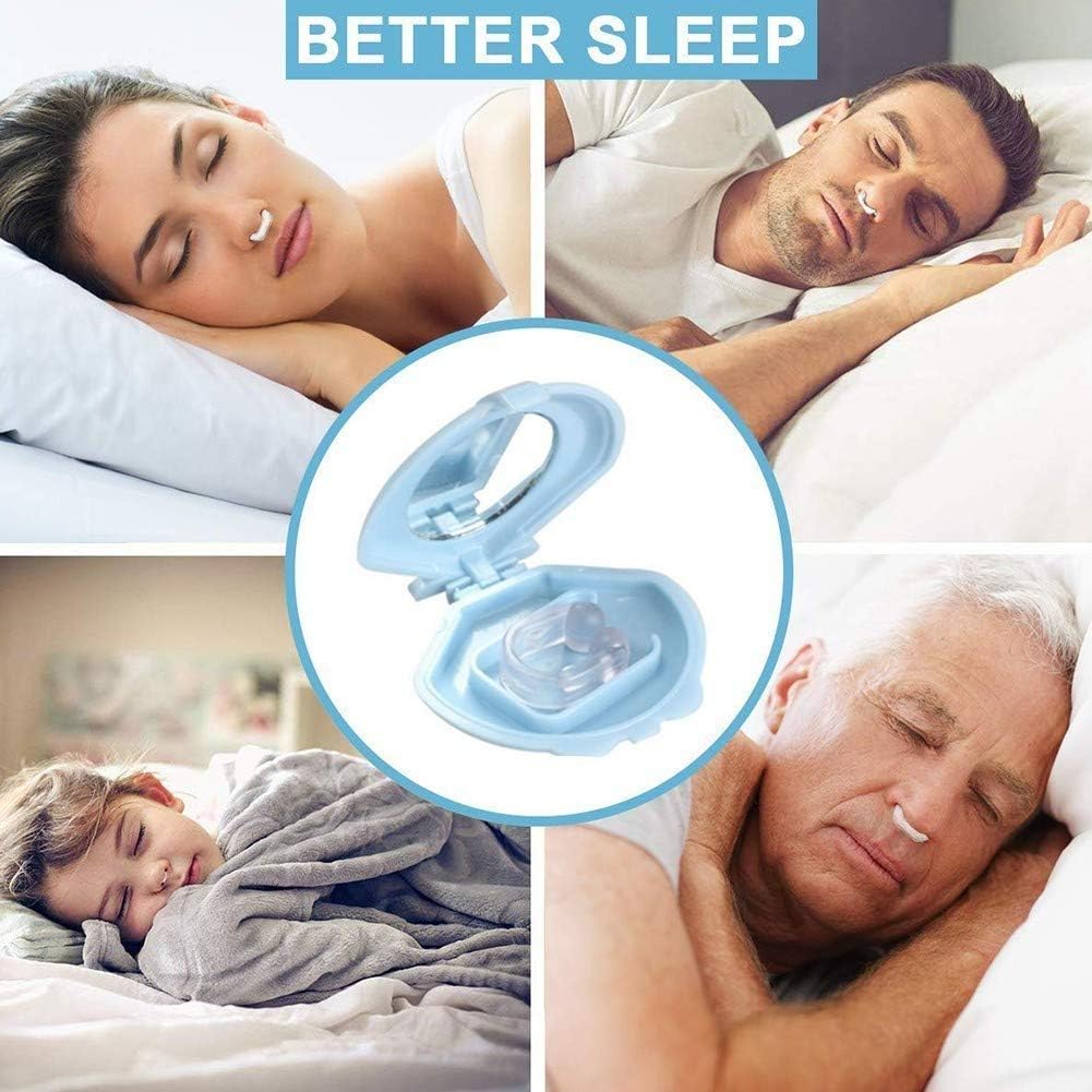 ASEDRF Snore Stopper Anti Snore Device Nose Vents Plugs Nasal Dilator Snoring Solution Stop Anti Snore Nose Clip Nasal Dilators Relief Breathe Right,8PCS: Home & Kitchen