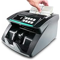 Kolibri Money Counter Machine - 1,500 bills per min, advanced counterfeit detection, set up in minutes, Add and Batch Modes, 