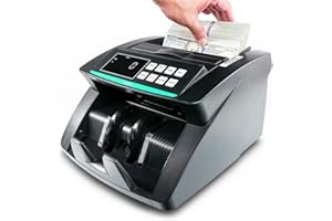 Kolibri Money Counter Machine - 1,500 Bills per min, Advanced Counterfeit Detection, Set up in Minutes, 3-Year Warranty - 24/7 US Customer Support - MP (Pack of 2)