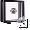 2 Set 7.1 Inch 3D Floating Display Frame Case for Jewelry, YITOU Challenge Coin Display Stands Case Holder for Fossil, Rock, Gemstones, Megladon Tooth, Specimens, Floating Frame Case