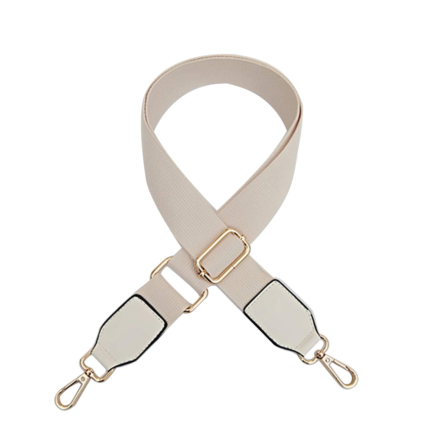 NOTAG Bag Strap Replacement, Adjustable Wide Shoulder Strap Replacement Crossbody Purse Strap (Beige)