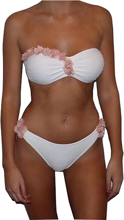 padded strapless swimsuit