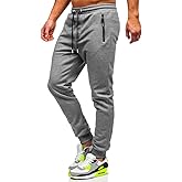 BUXKR Mens Casual Joggers Sweatpants for Jogging,Running or Athletic Activities