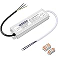 Karyoosi 24V60W IP67 Waterproof LED Driver, 60W 2.5A 110V AC to 24V DC Converter, Corded Electric, Current Rating 5.0 Amps, Ip67, Ideal for Indoor and Outdoor LED Lighting