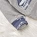 2Pcs Baby Boy Girls Hooded Pocket T-Shirt Top+Long Printed Cartoon Pant Cute Warm Outfit (18-24Months, Gray&Blue)