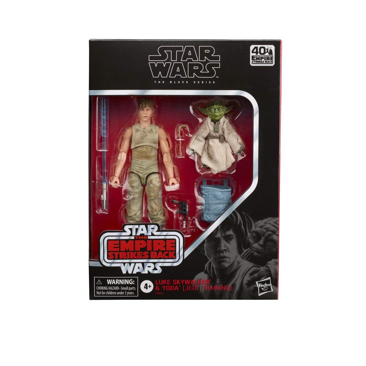 Star Wars The Black Series Luke Skywalker and Yoda (Jedi Training) 15-cm-Scale The Empire Strikes Back 40th Anniversary Figures
