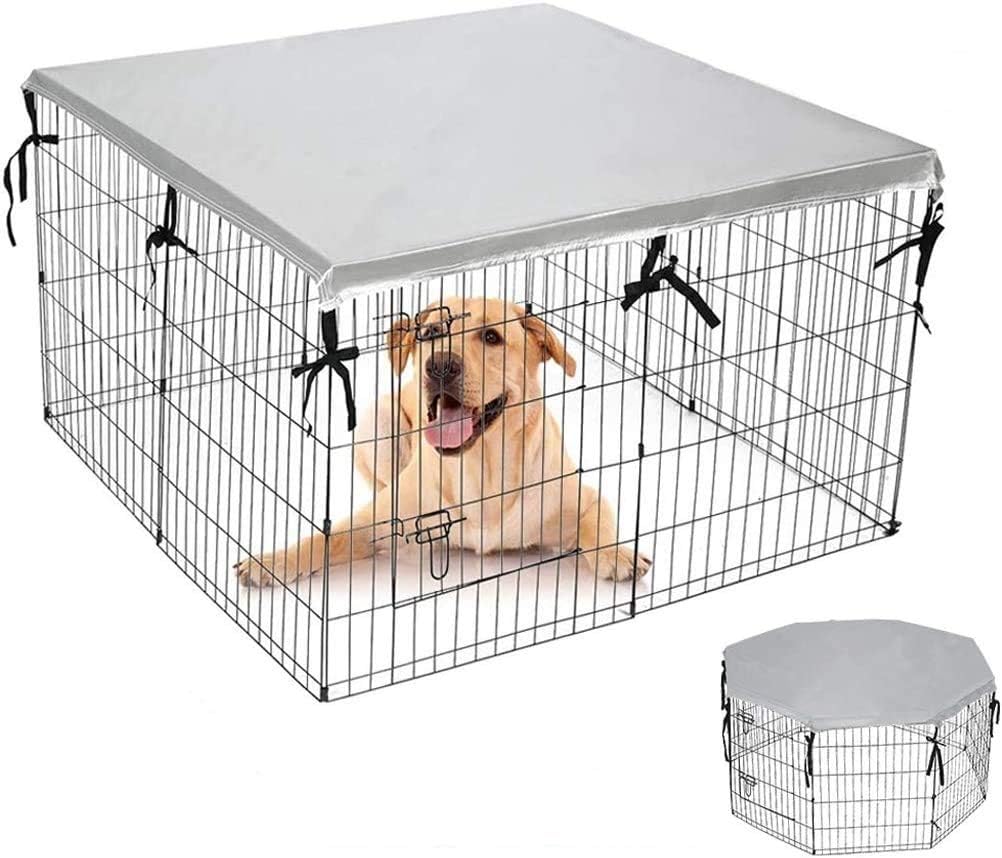EXPAWLORER Double Side Dog Playpen Cover SunProof & Water